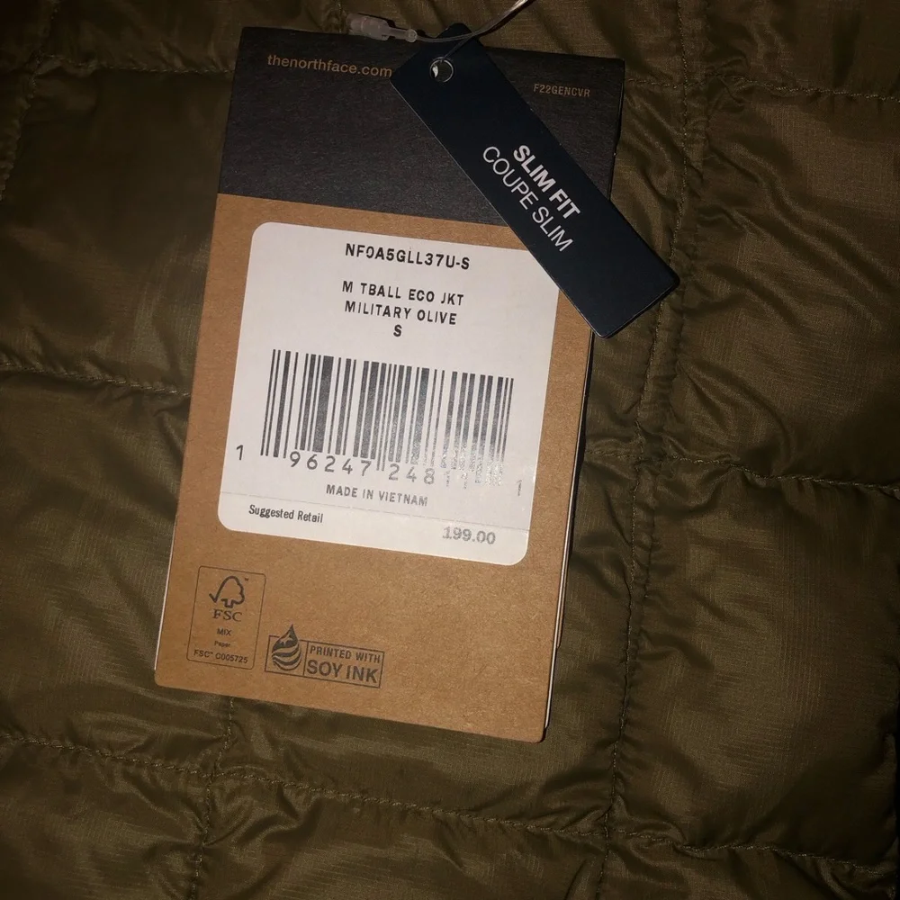 The North Face lightweight quilted
